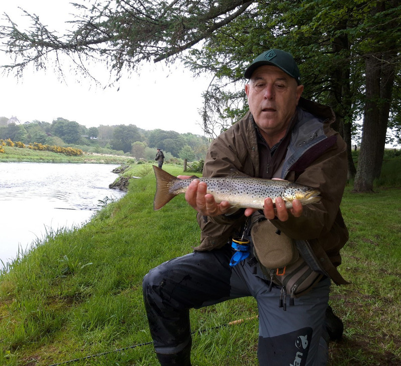 CADRE MOUCHES PÊCHE artisanale Ian McNicol Ecosse curiosité vintage Fly Fishing EUR 99,99 - FR